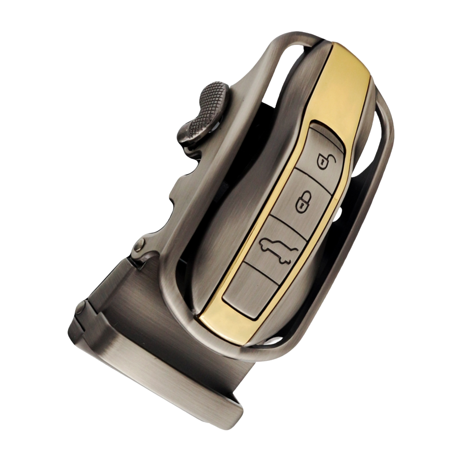 Mens Automatic Sliding Belt Buckle Replacement for Ratchet Leather Belts A135