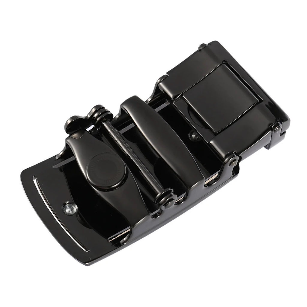 QHA Mens Automatic Sliding Belt Buckle Replacement for 35mm Ratchet Belts  A145