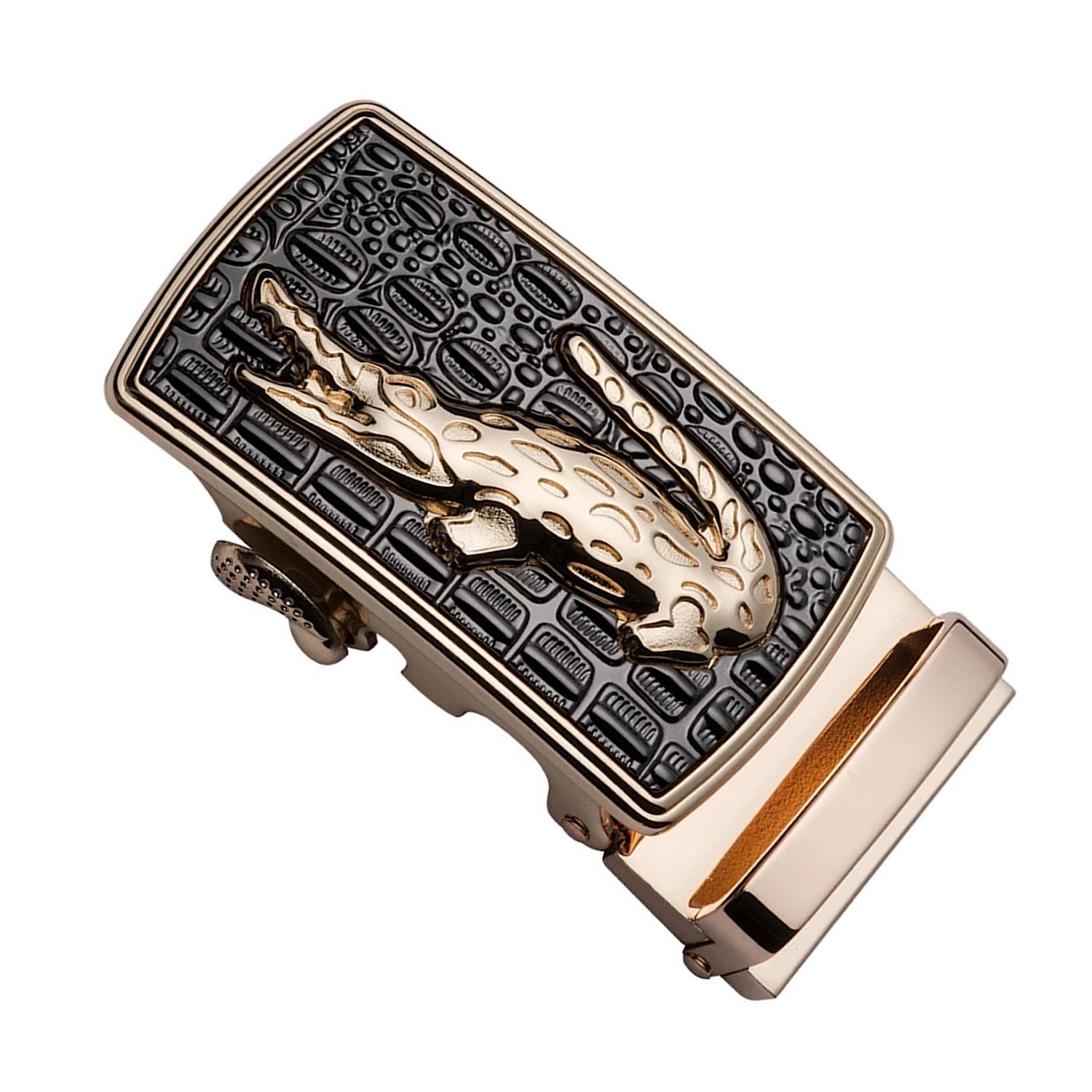 QHA Mens Automatic Belt Buckle For 35mm Wide Ratchet Belts Q98A18