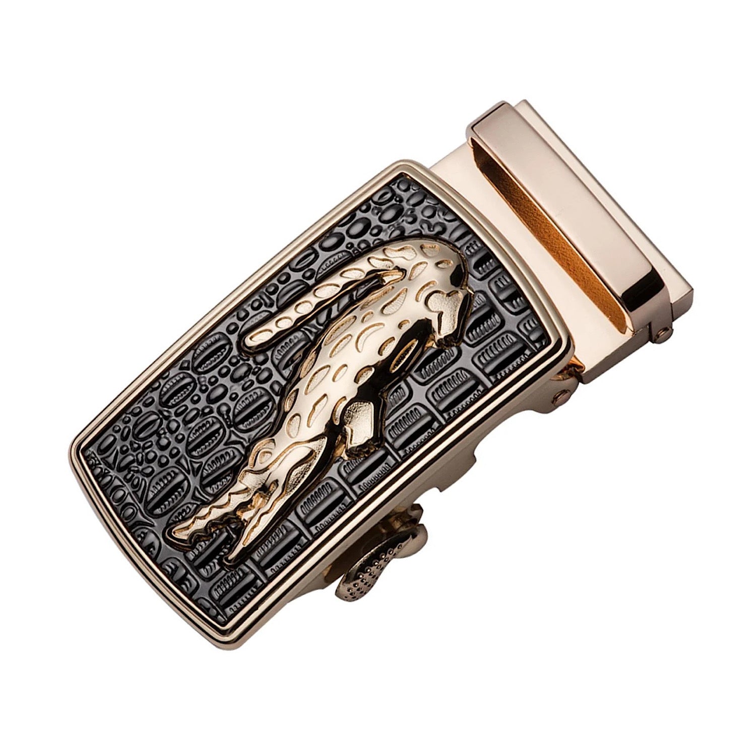 QHA Mens Automatic Belt Buckle For 35mm Wide Ratchet Belts Q98A18