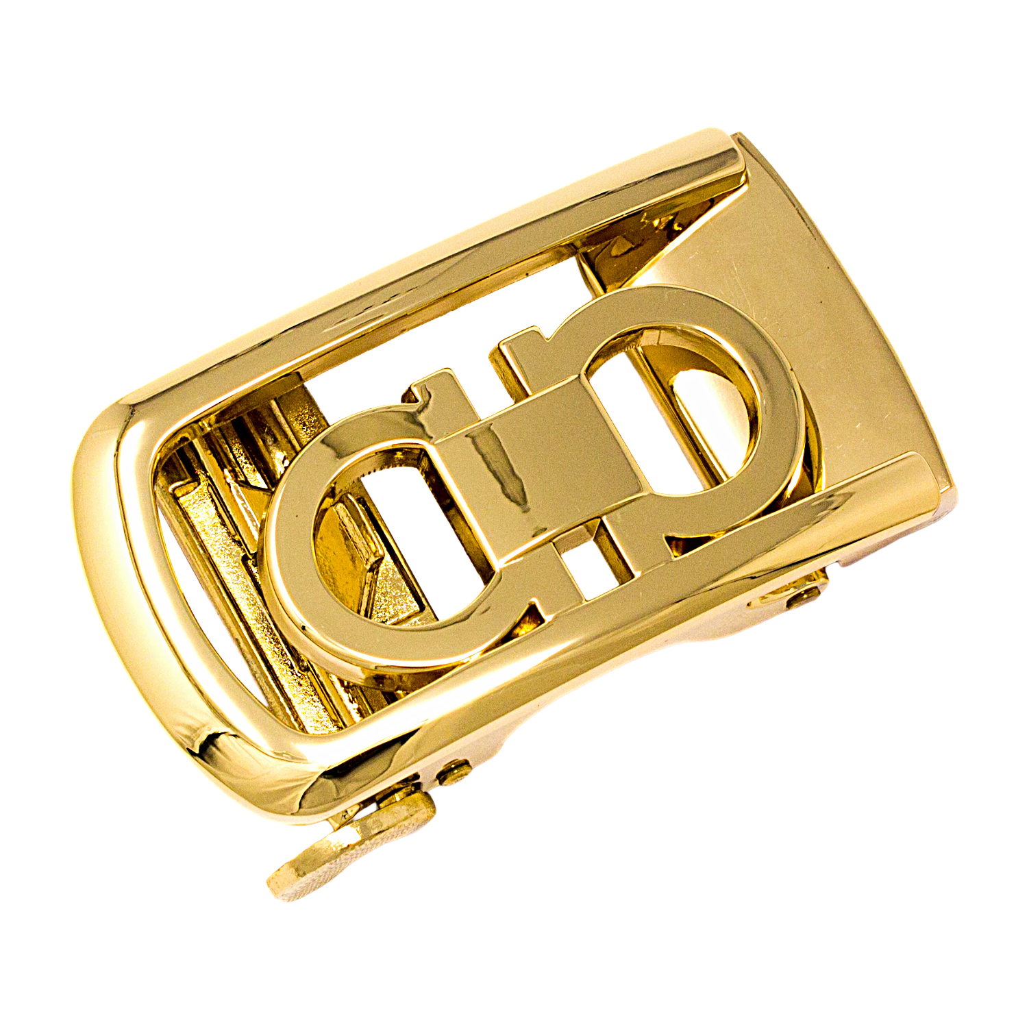 QHA Mens Automatic Sliding Belt Buckle Replacement for Ratchet Leather Belt A22