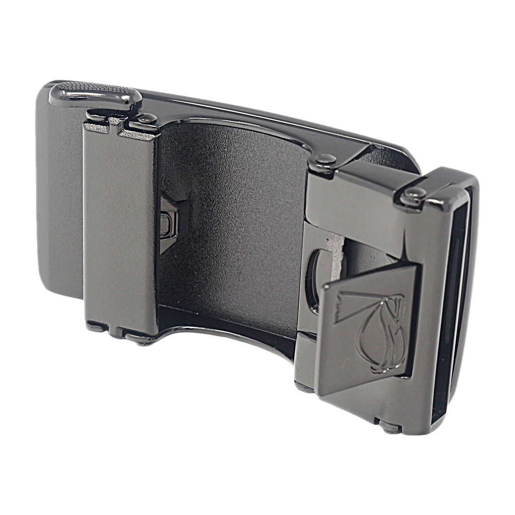Mens Automatic Sliding Irish Flag Belt Buckle for 35mm Wide Ratchet Belts A26