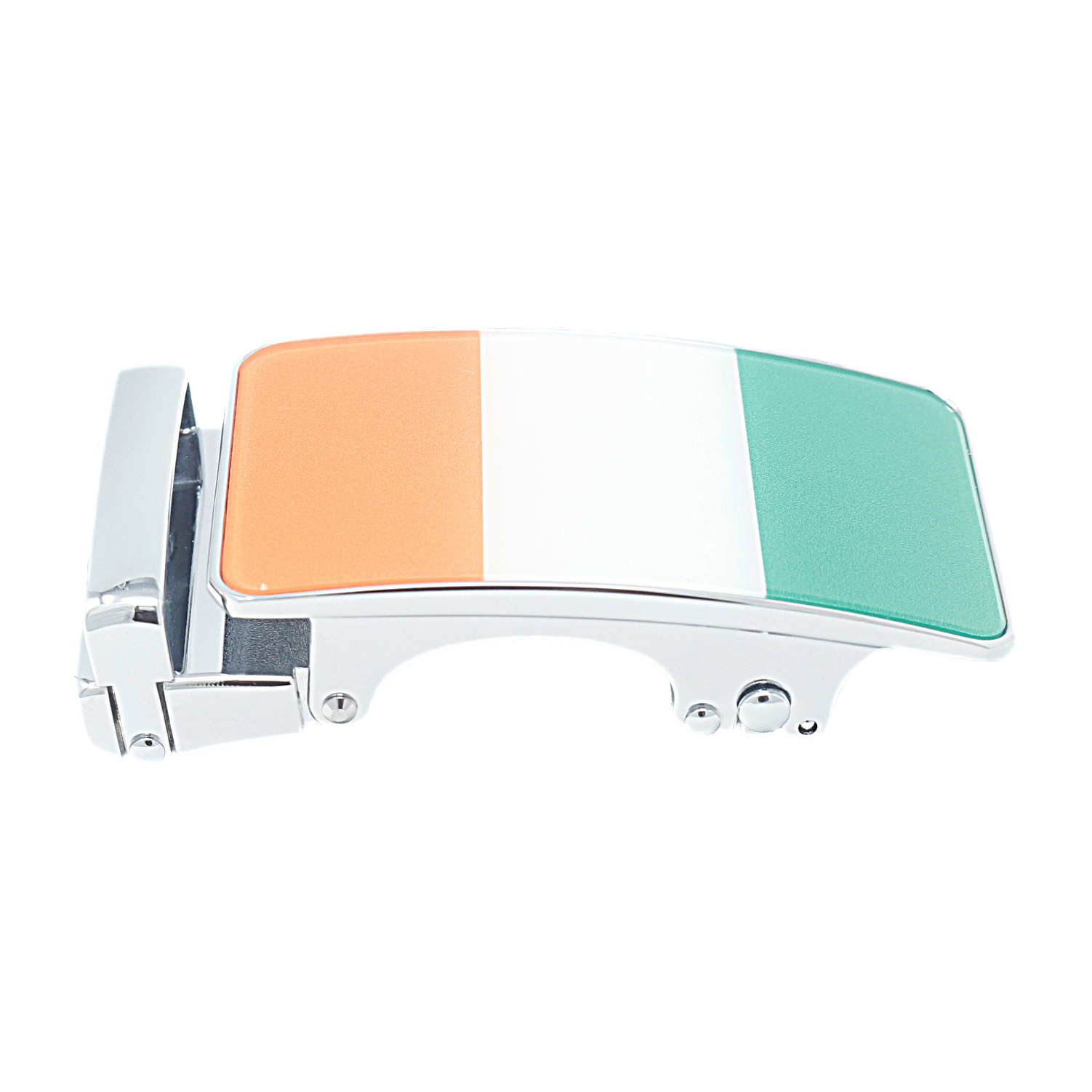 Mens Automatic Sliding Irish Flag Belt Buckle Replacement for Ratchet Belts A27