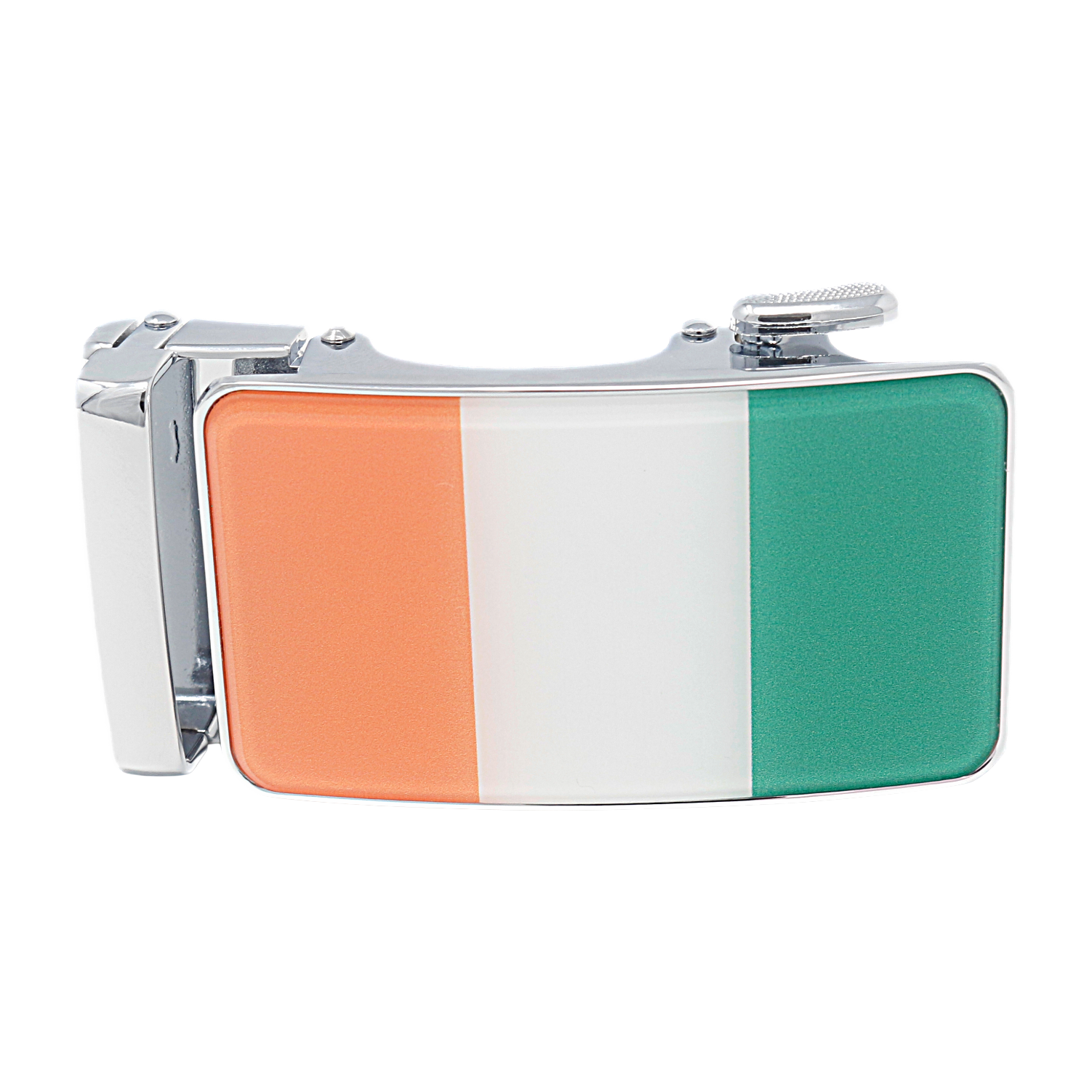 Mens Automatic Sliding Irish Flag Belt Buckle Replacement for Ratchet Belts A27