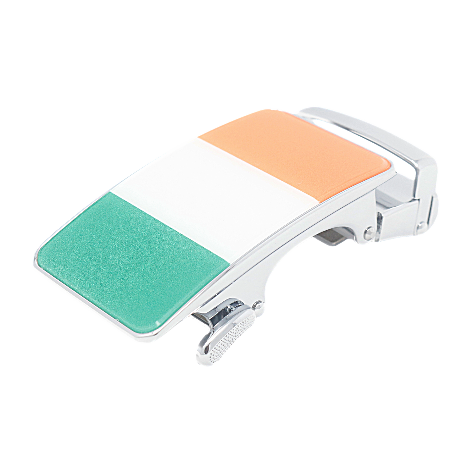 Mens Automatic Sliding Irish Flag Belt Buckle Replacement for Ratchet Belts A27