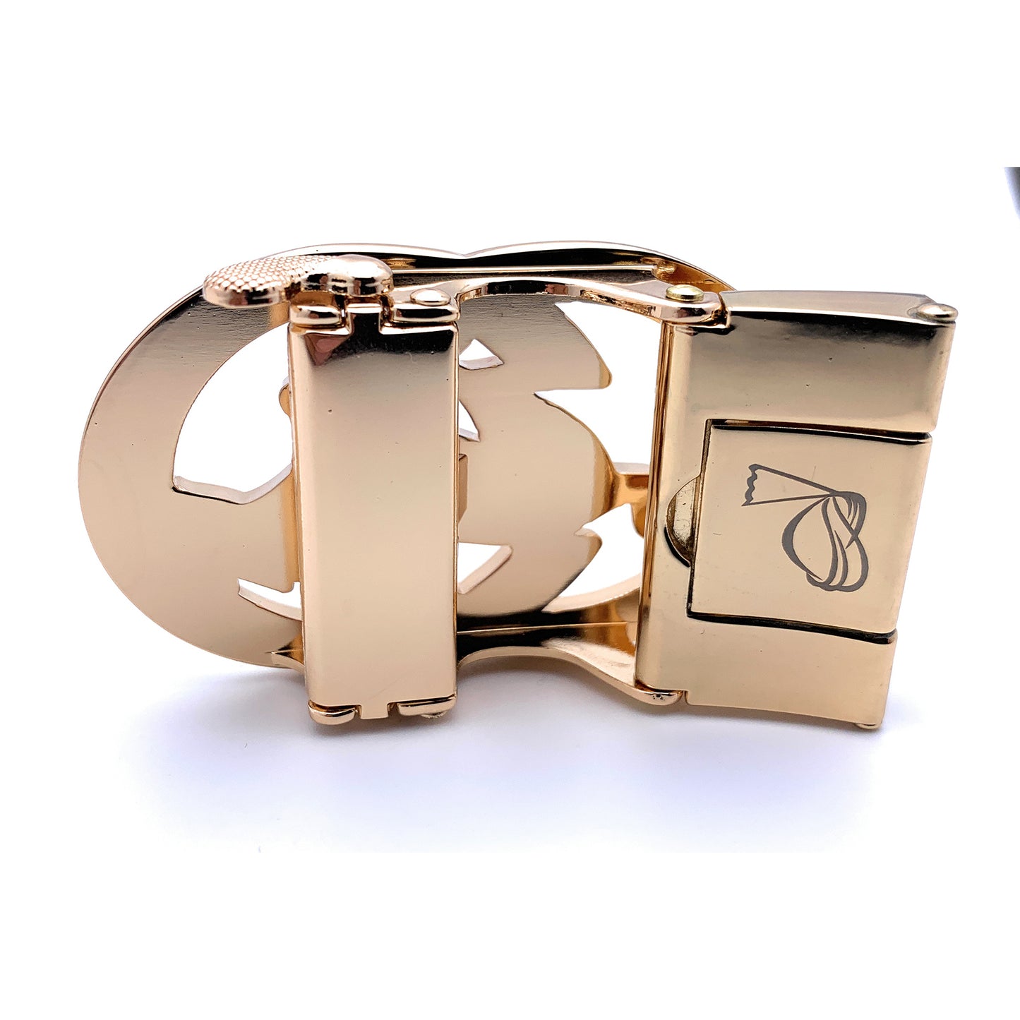 QHA Mens Automatic Sliding Belt Buckle Replacement for 35mm Ratchet Belts  A31