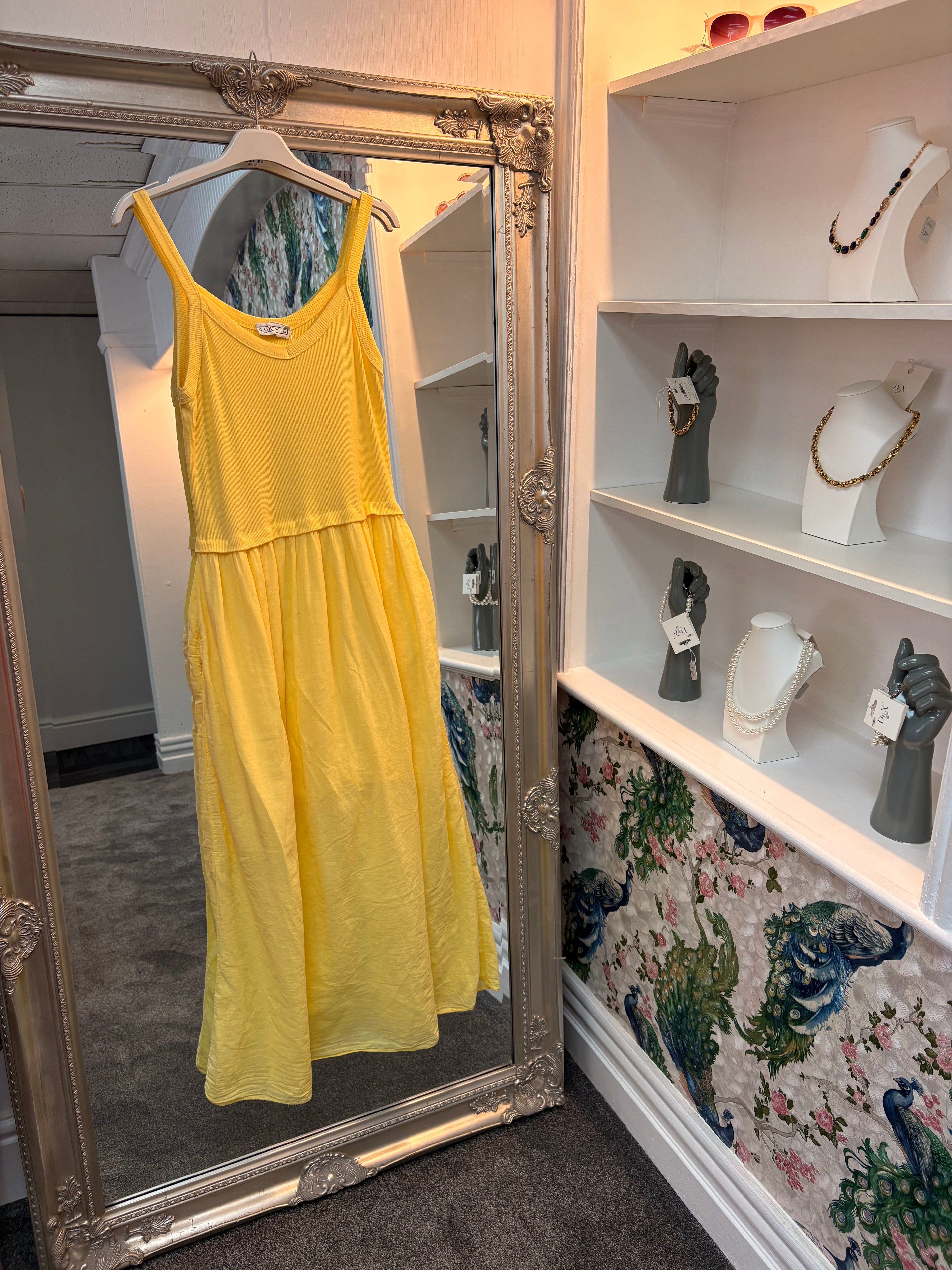 Luxtyle Ribbed Top Dress – One Size Fits 8–18