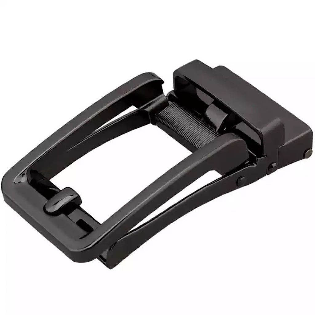 QHA Mens Automatic Sliding Belt Buckle Replacement for Ratchet Leather Belt A50