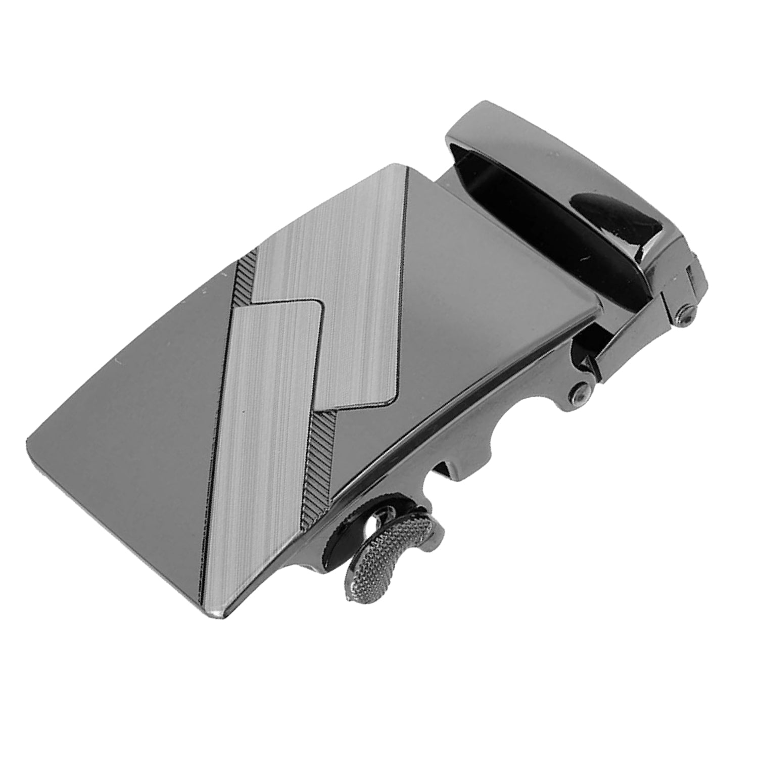 QHA Mens Automatic Sliding Belt Buckle Replacement for Ratchet Leather Belt A56