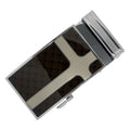 QHA Mens Automatic Sliding Belt Buckle Replacement for 35mm Ratchet Belts  A57 - QHA UK