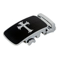 QHA Mens Automatic Sliding Belt Buckle Replacement for 35mm Ratchet Belts  A72 - QHA UK