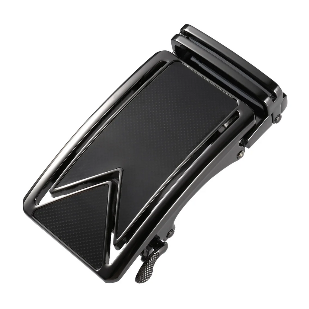 QHA Mens Automatic Sliding Belt Buckle Replacement for Ratchet Leather Belt A75