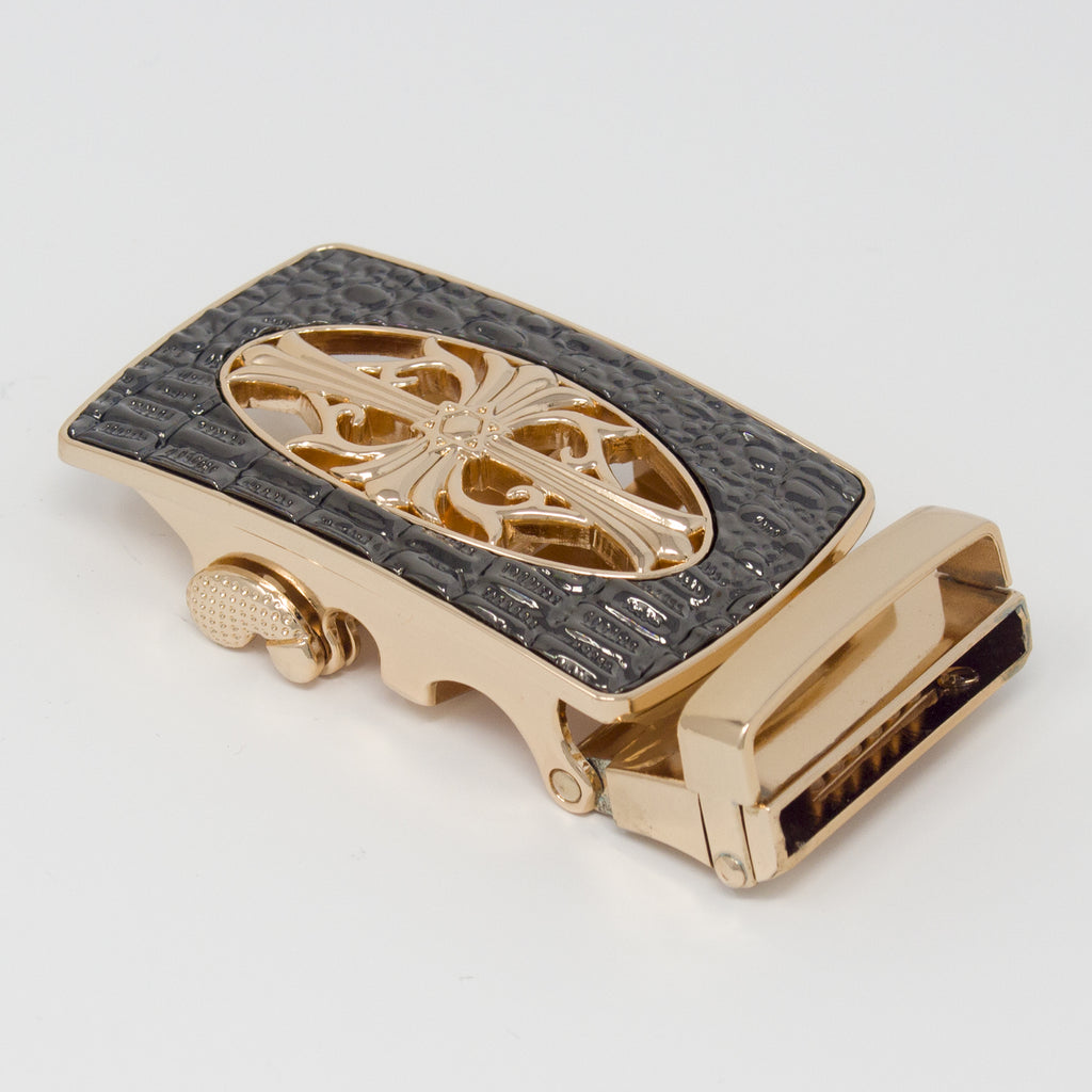 QHA Mens Automatic Belt Buckle For 35mm Wide Ratchet Belts Q98A77