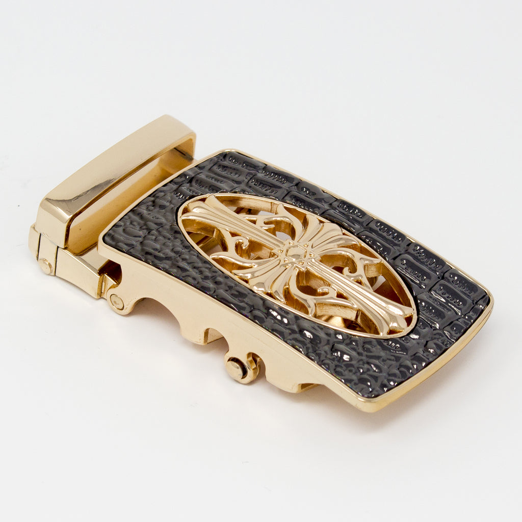 QHA Mens Automatic Belt Buckle For 35mm Wide Ratchet Belts Q98A77