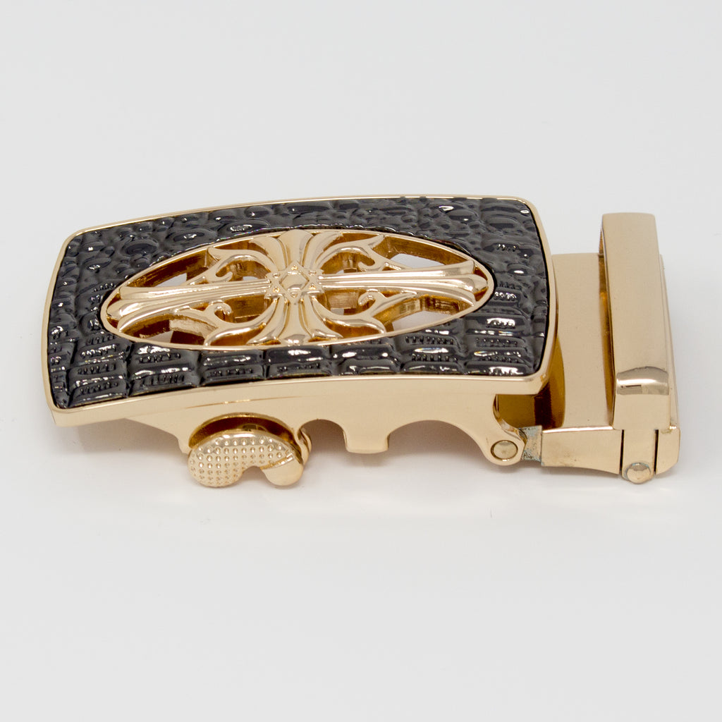 QHA Mens Automatic Belt Buckle For 35mm Wide Ratchet Belts Q98A77