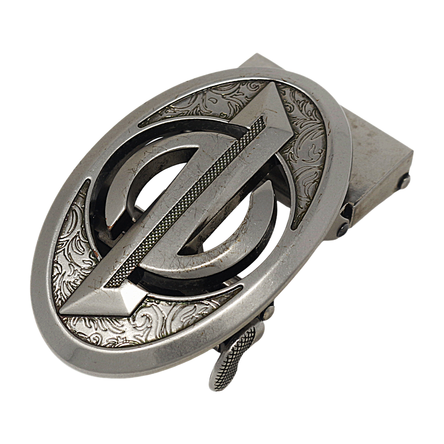 QHA Mens Automatic Sliding Belt Buckle Replacement for 35mm Ratchet Belts  A80