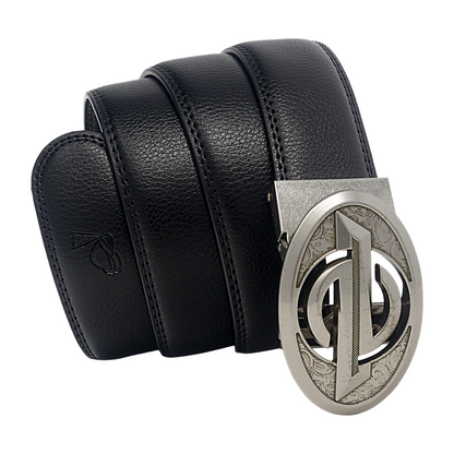 QHA Mens Genuine Leather Ratchet Belt | Automatic Buckle 35mm Q28