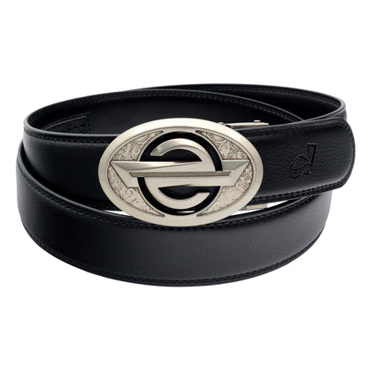 QHA Mens Genuine Leather Ratchet Belt | Automatic Buckle 35mm Q28