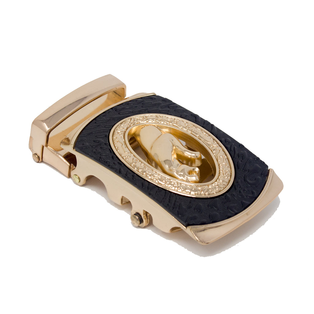 QHA Mens Automatic Belt Buckle For 35mm Wide Ratchet Belts Q98A84