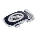 QHA Mens Automatic Sliding Belt Buckle Replacement for 35mm Ratchet Belts  A85 - QHA UK