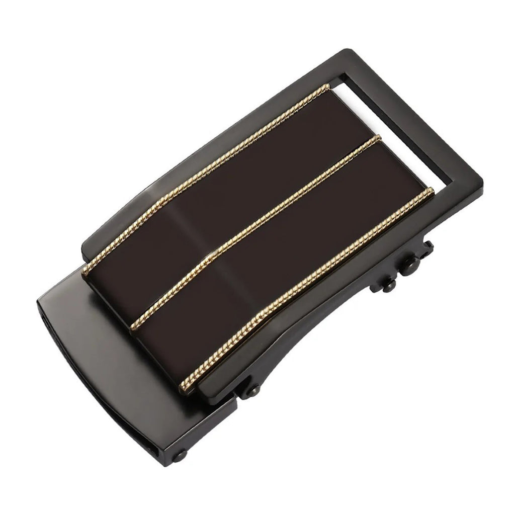 QHA Mens Automatic Sliding Belt Buckle Replacement for Ratchet Leather Belt A88