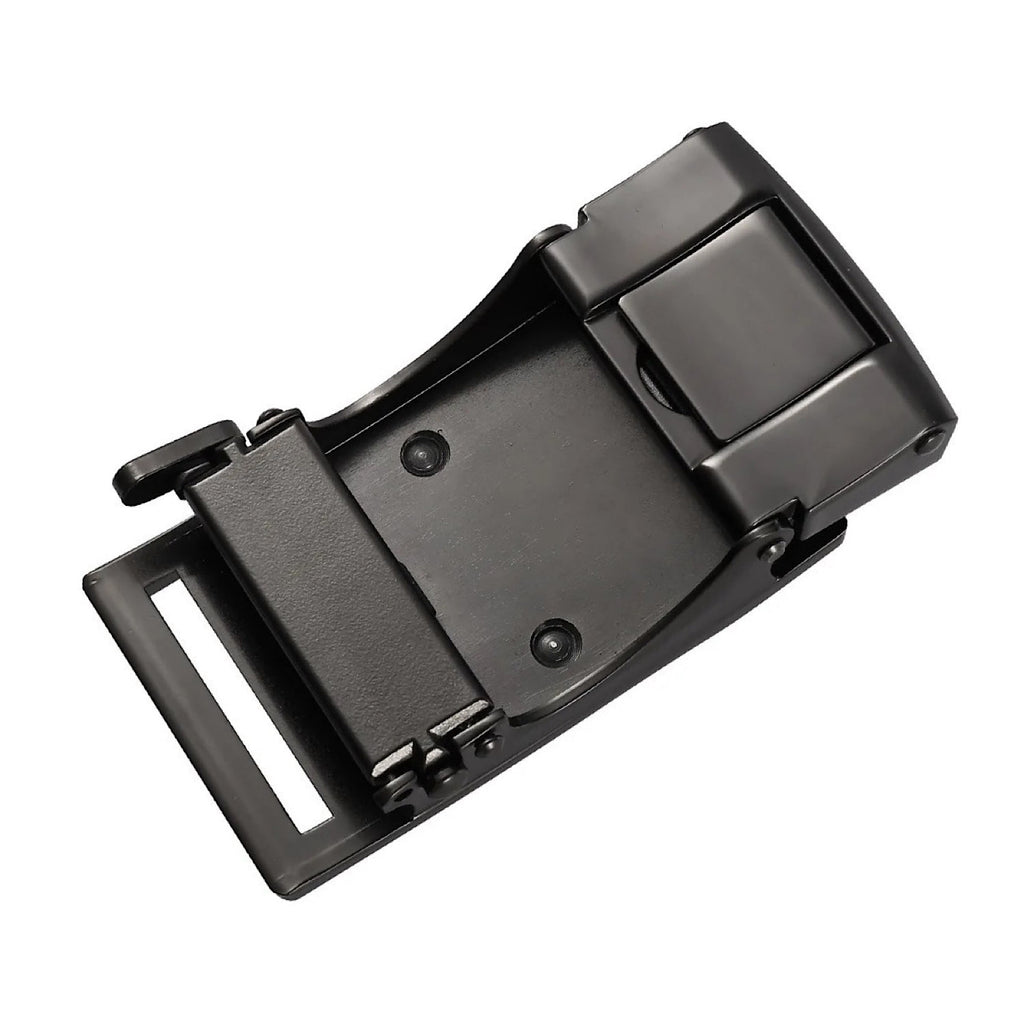 QHA Mens Automatic Sliding Belt Buckle Replacement for Ratchet Leather Belt A88