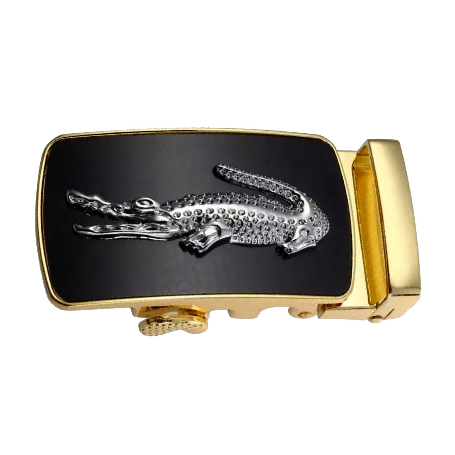 QHA Mens Automatic Belt Buckle For 35mm Wide Ratchet Belts Q98A99