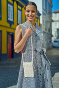 Yumi Ivory Crochet Small Cross Body - QHA UK