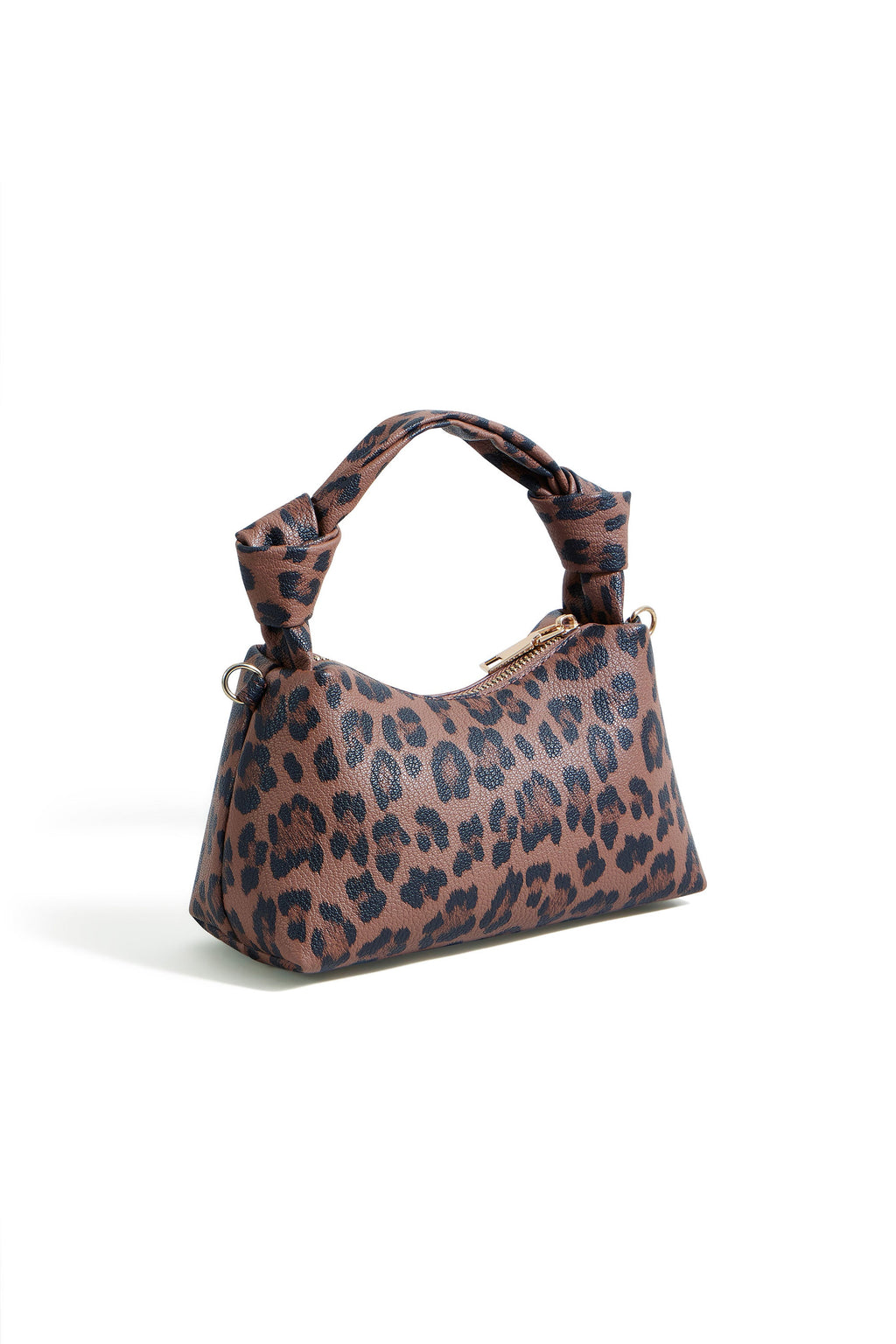 Yumi Brown Leopard Small Shoulder Bag