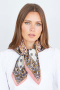 Yumi Multicolour Paisley Viscose Placement Scarf - QHA UK