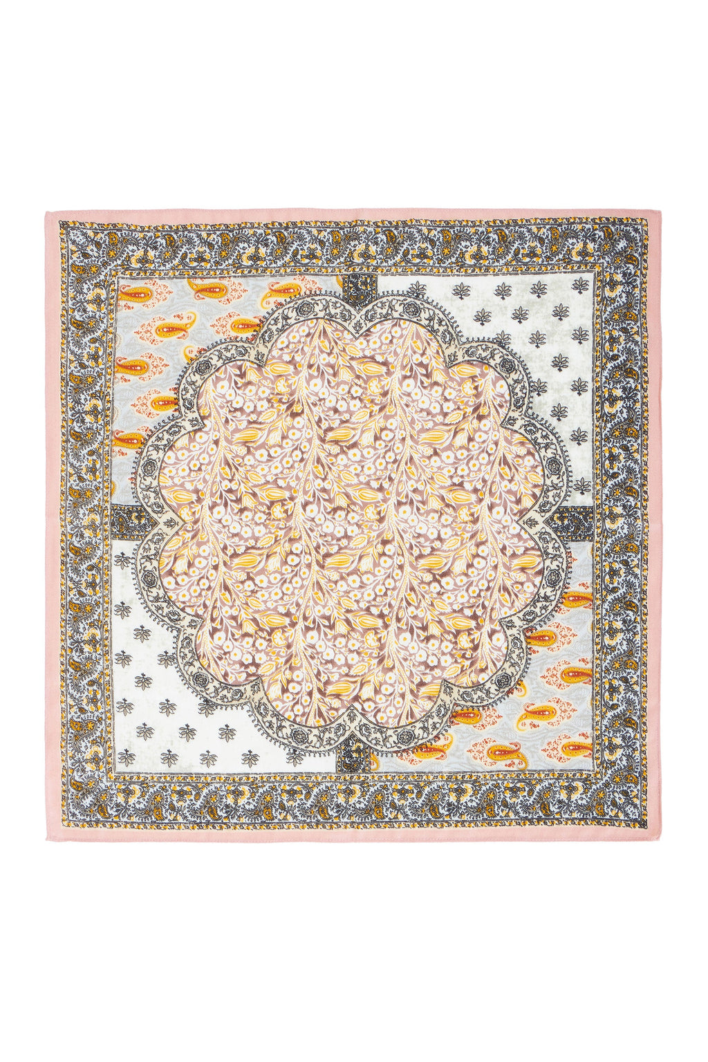 Yumi Multicolour Paisley Viscose Placement Scarf