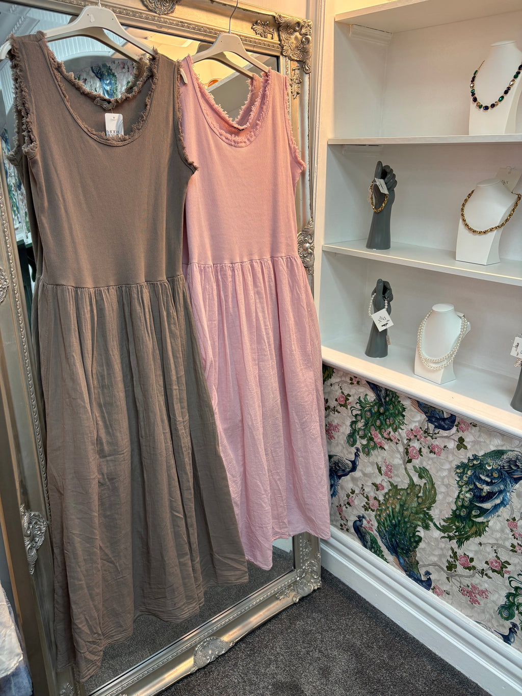 Plain Vest Maxi Dress | One Size Fits 8–18/20