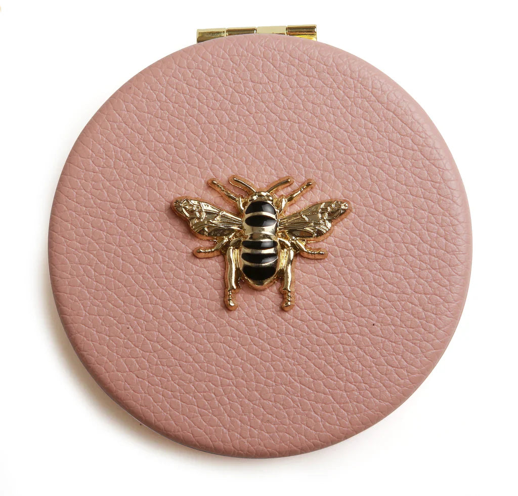 Alice Wheeler Round Compact Mirror (Multiple Colours Available)