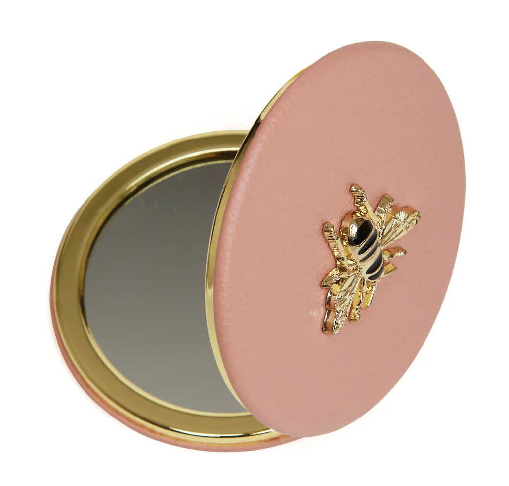 Alice Wheeler Round Compact Mirror (Multiple Colours Available)