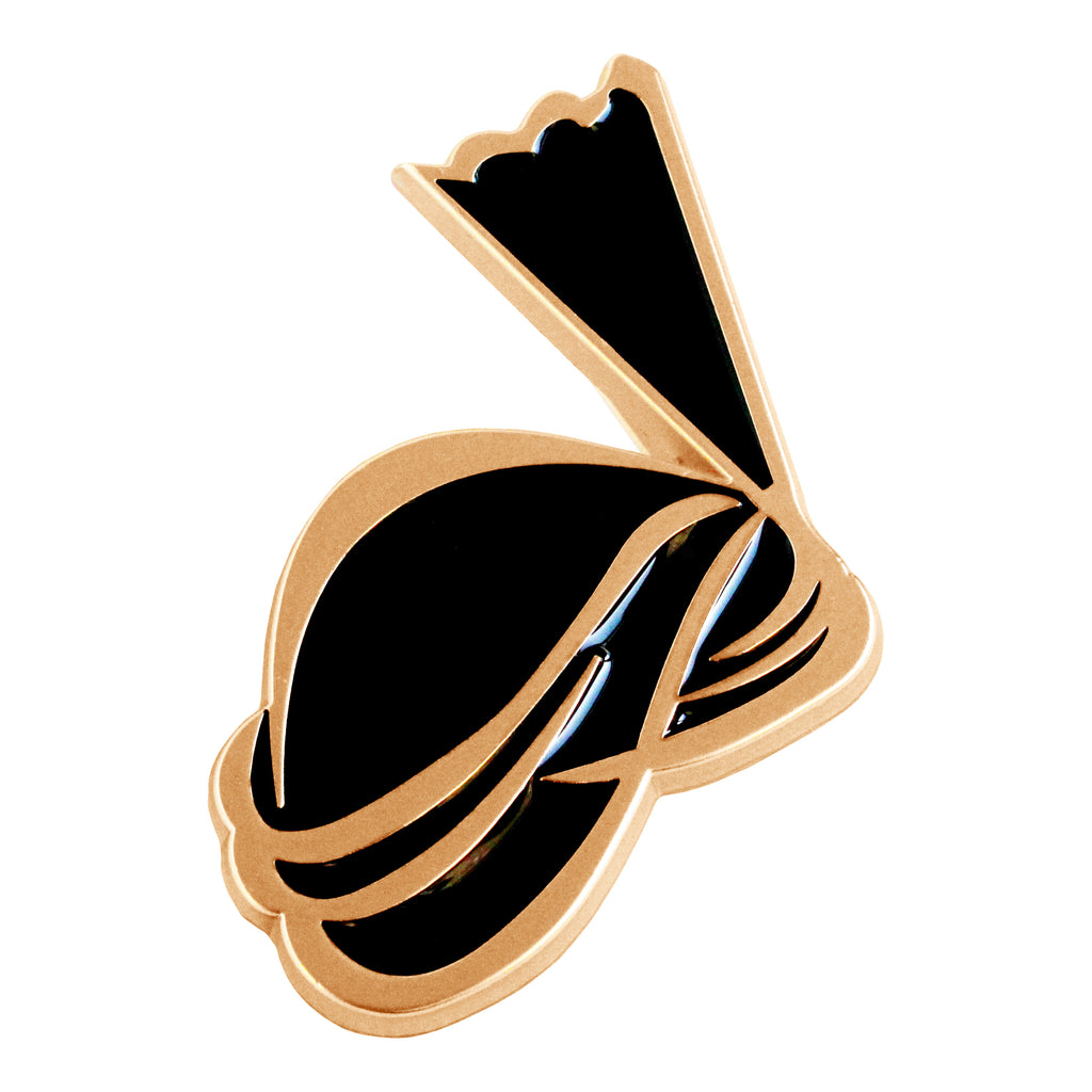 QHA Unisex Gold & Black Turban Design Belt Buckle, Fits 38mm Belts B01