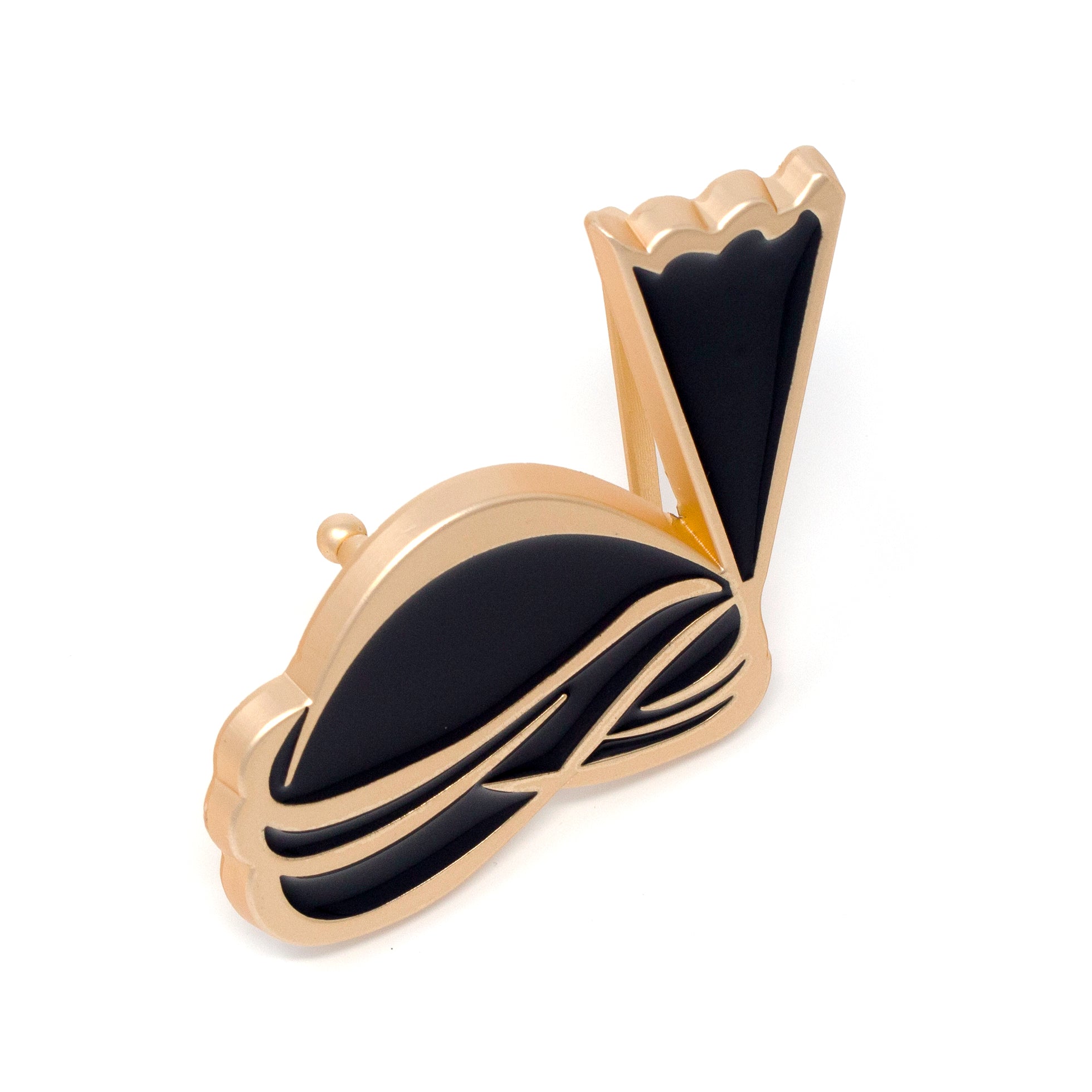 QHA Unisex Gold & Black Turban Design Belt Buckle, Fits 38mm Belts B01