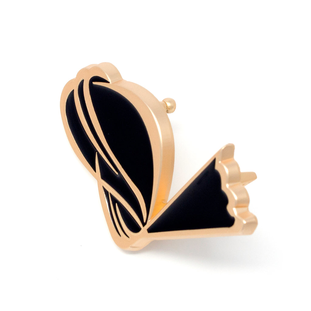 QHA Unisex Gold & Black Turban Design Belt Buckle, Fits 38mm Belts B01