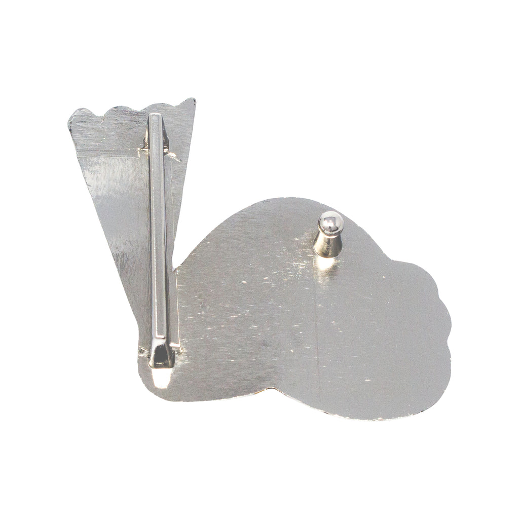 QHA Unisex Silver & Black Turban Design Belt Buckle, Fits 38mm Belts B02