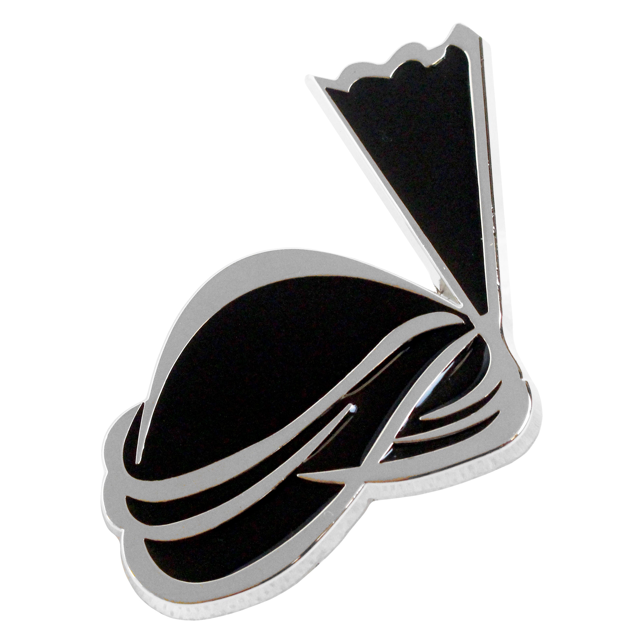 QHA Unisex Silver & Black Turban Design Belt Buckle, Fits 38mm Belts B02