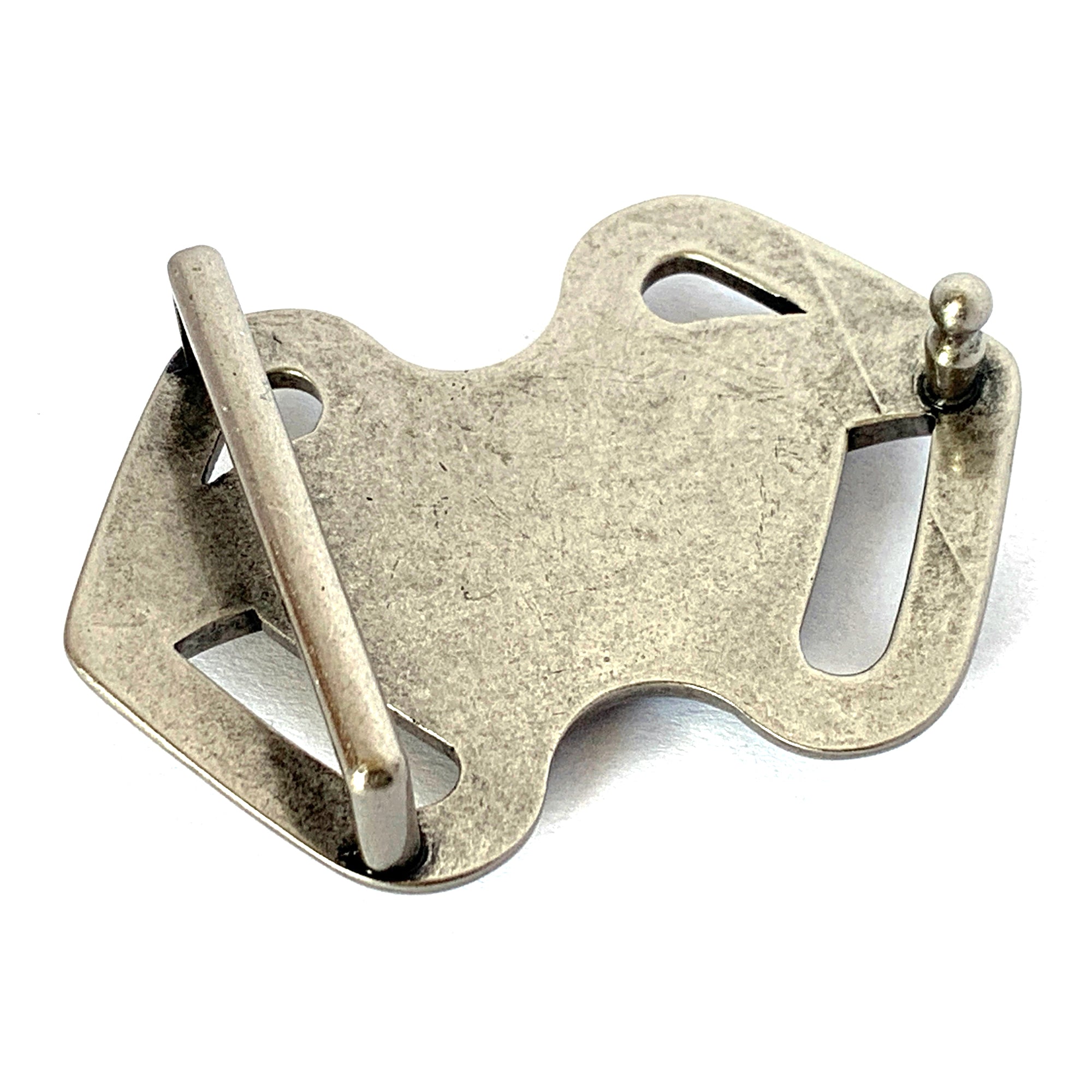 QHA Mens Antique Silver Batman Superman Hybrid Belt Buckle Fits 38mm Belts B16