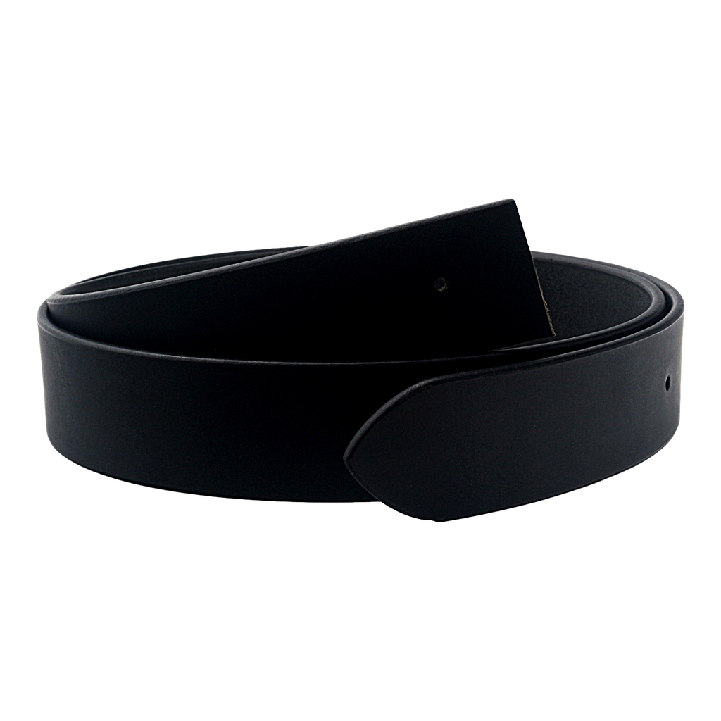 QHA Mens Full Grain Leather Belt Strap No Buckle 38mm Handmade Q52019