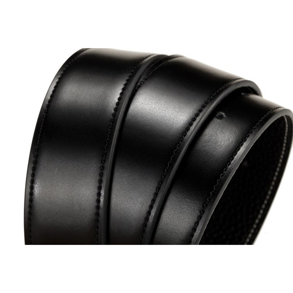 Ceintures en cuir véritable QHA pour hommes, sangle de rechange sans boucle pour jeans, largeur 38 mm, Q06