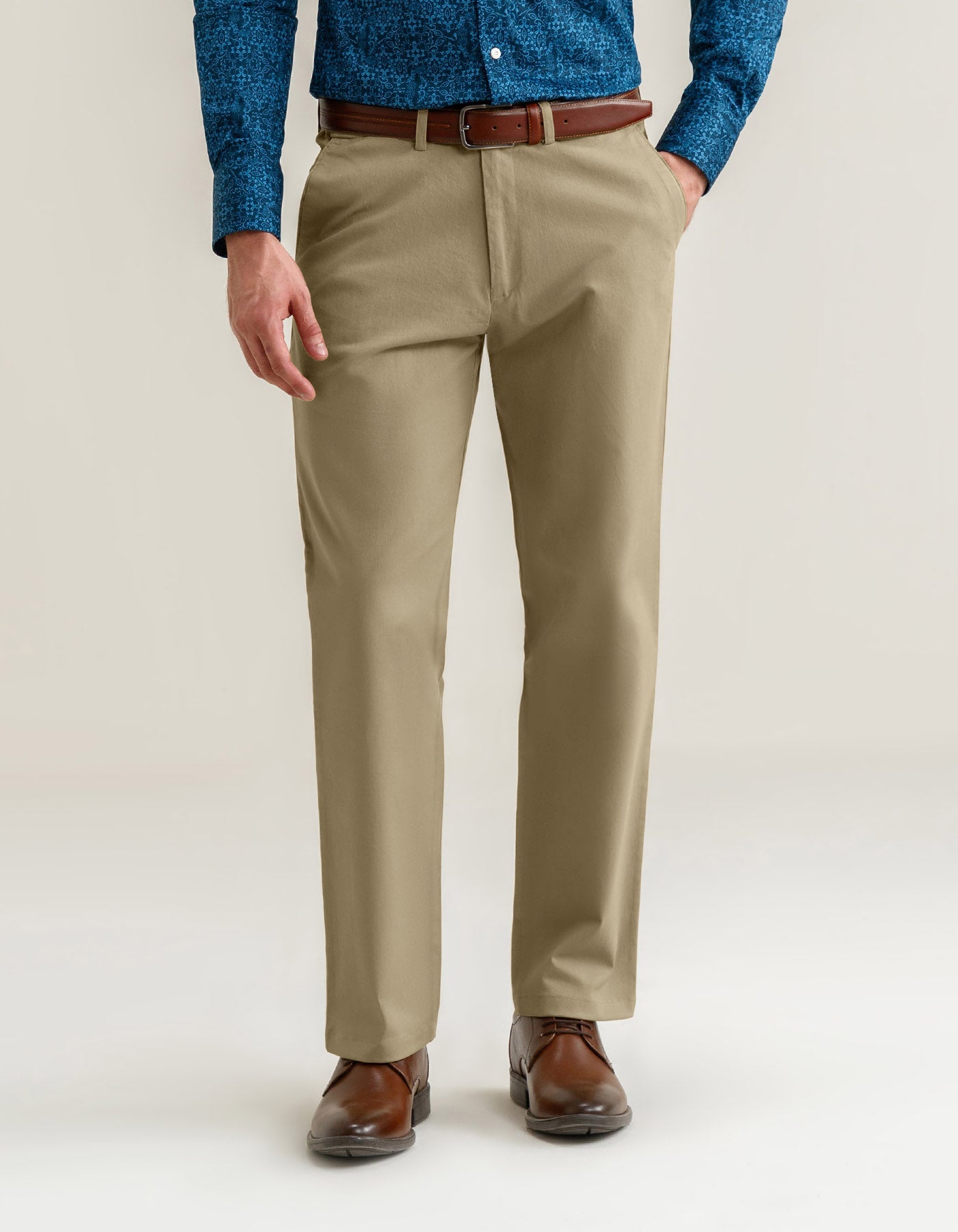 Easy Care Chinos – Khaki