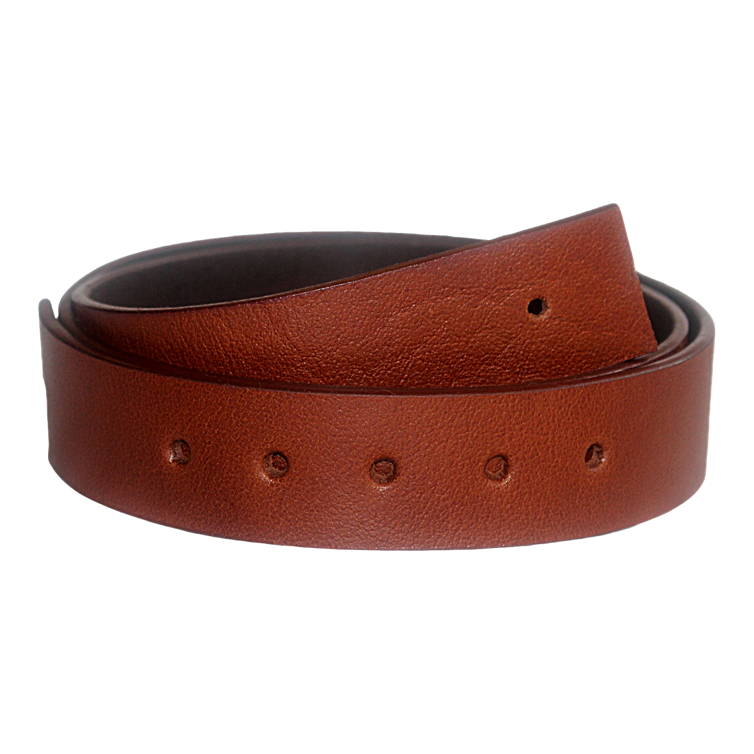 QHA Mens Full Grain Leather Belt Strap No Buckle 38mm Handmade Q52019