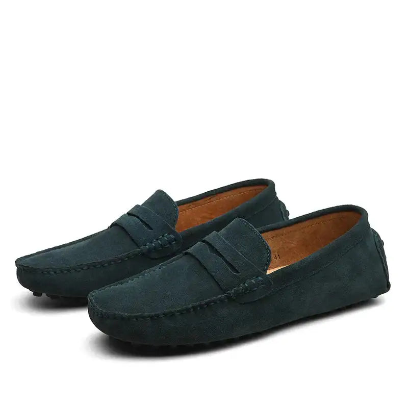 Elegant Leather Slip-On Loafers