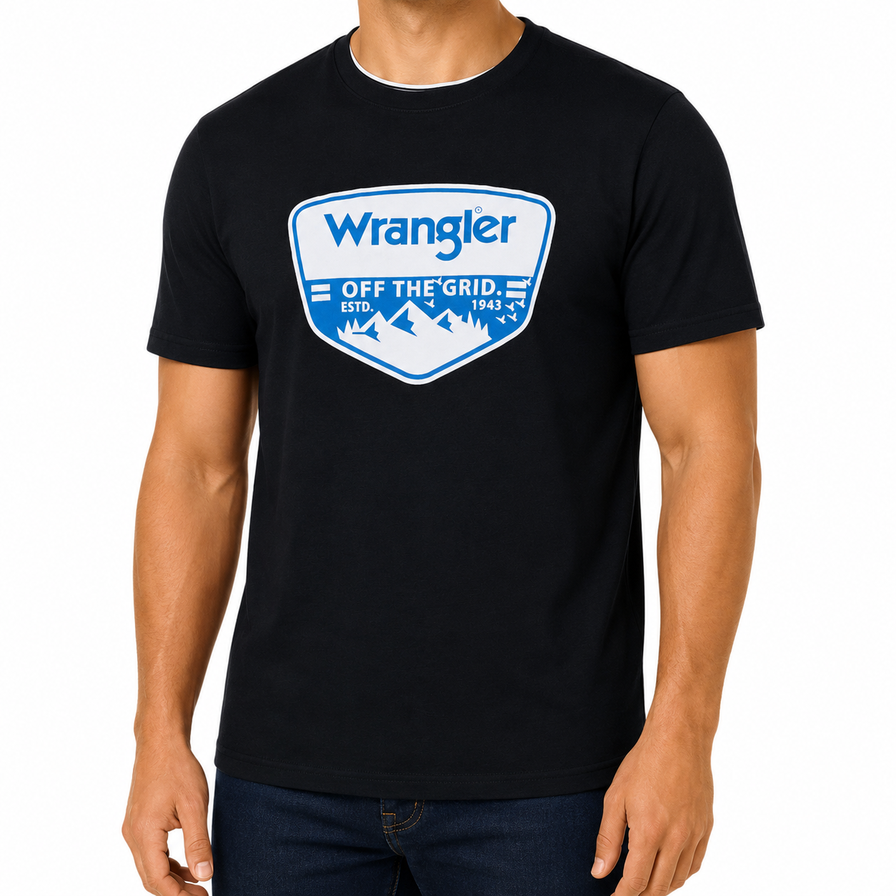 Wrangler Men's Off The Grid Cotton Stretch T-Shirt 5 Colours S–2XL