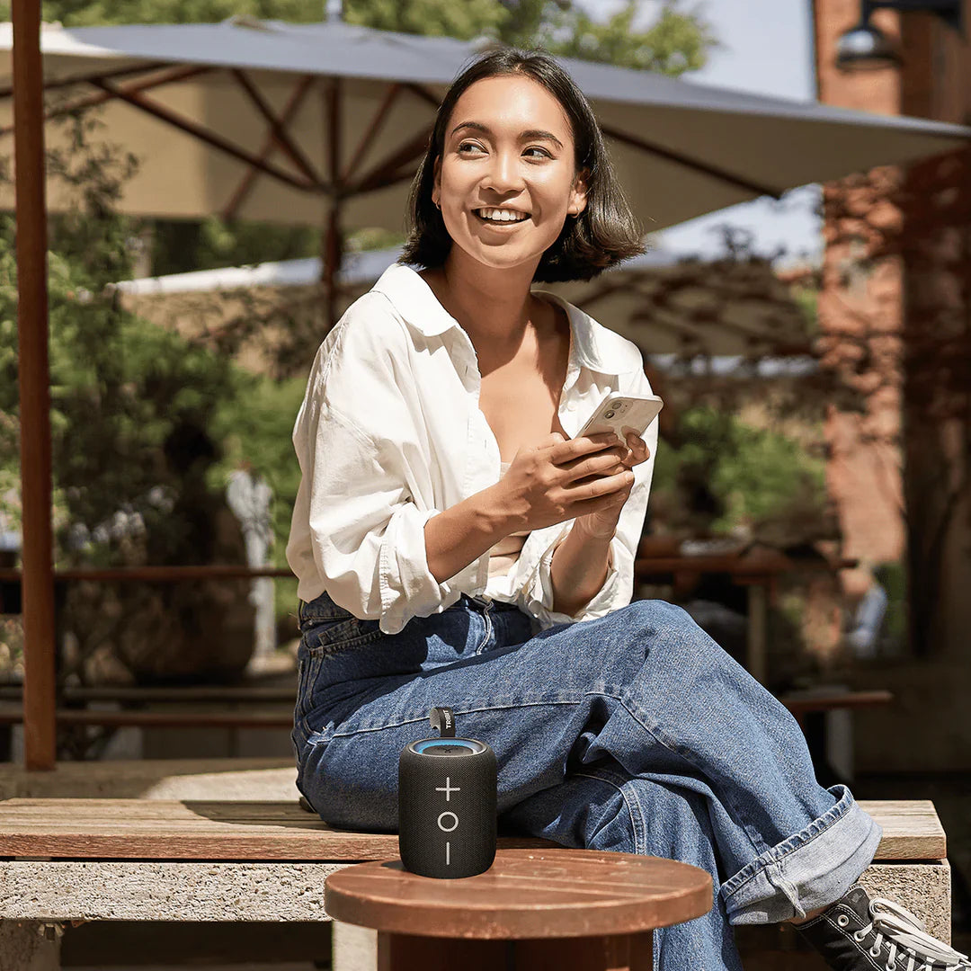 Tribit StormBox Mini Portable Bluetooth Speaker, 12H Playtime, IPX7 Waterproof