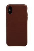 iPhone X Case, Brown Leather - QHA UK