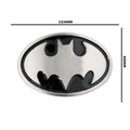 QHA Mens Silver Bat Symbol Oval Belt Buckle, Fits 38mm Snap-On Belts C01 - QHA UK