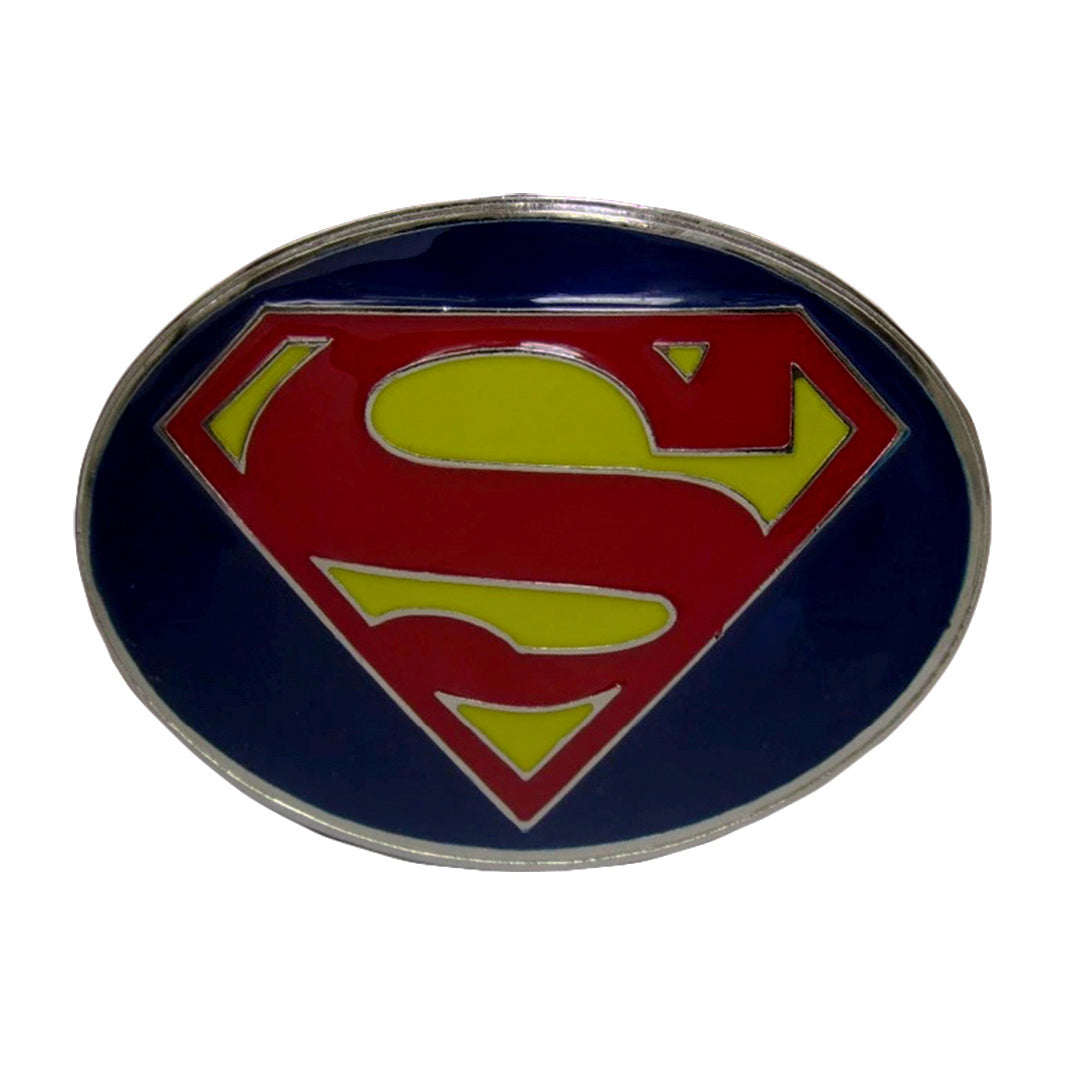 QHA Mens Superman S-Shield Belt Buckle for 38mm Snap-On Belts C03